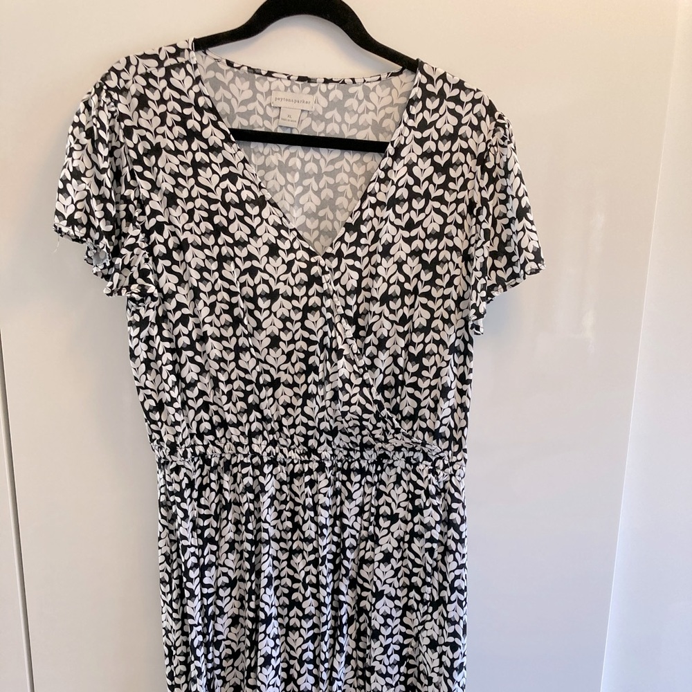 Shirt sleeve casual rayon dress size XL